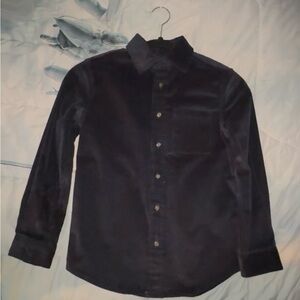 NWOT Dark Blue Button-Up Shirt